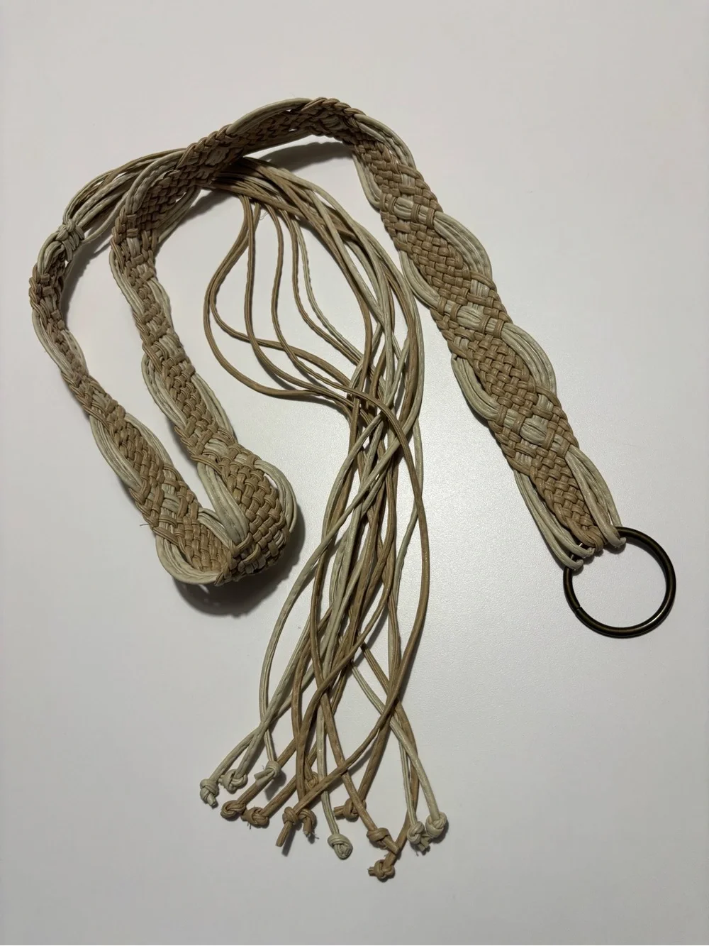 Boho Indie Festival Woven Fringe Belt